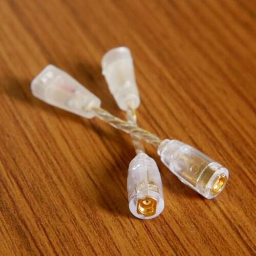 Mmcx female to IE80 pin 5CM extend cord adapter cable 1pair