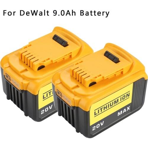 9000mAh MAX Lithium Ion Battery For Dewalt DCB184 DCB181 DCB182 DCB201 DCB200 20V 18V 9Ah