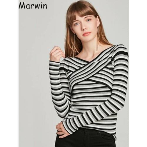 Женские пуловеры с V-образным вырезом Marwin&Friend China At AliExpress