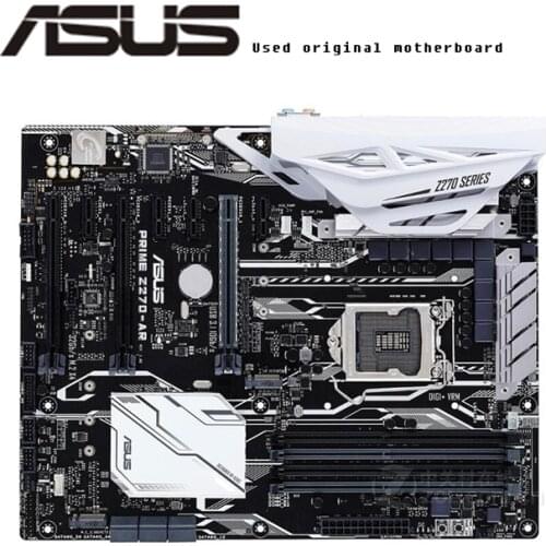 For Asus PRIME Z270-AR Original Used Desktop Intel Z270 Z270M DDR4 Motherboard LGA 1151 i7/i5/i3 USB3.0 SATA3