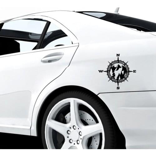Fashion compass Car Sticker Reflective Decoration Motorcycle Auto Stickers And Decal Car-Styling Exterior Accessories