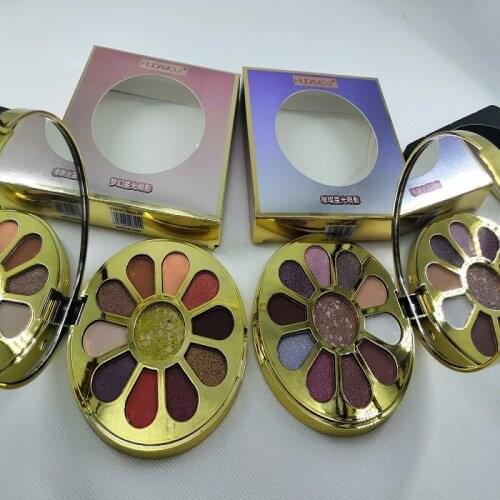 2021 new HUDAMOJI quicksand moonlight treasure box eye shadow disc student style petal type 11 color earth color