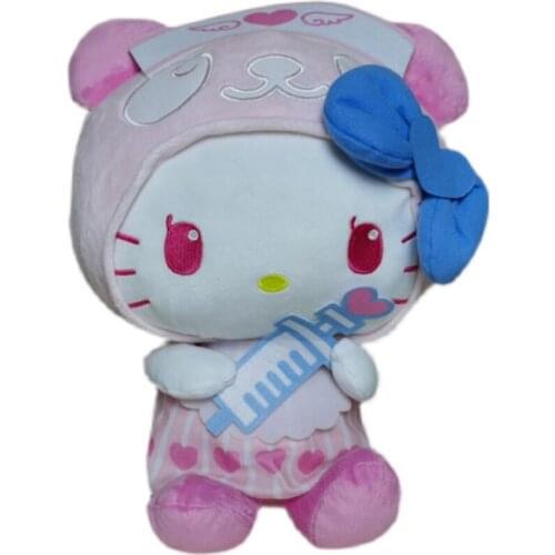 New Kawaii Cute Nurse Cat Plush Kids Girls Stuffed Toys For Children Gifts 35CM