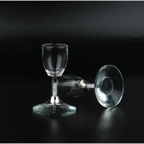 Oh Trend 2019 New Crystal Glass Cup Set Unique Shot Glass Wedding Transparent Glasses Round Wine Home Glassware Table Decoration