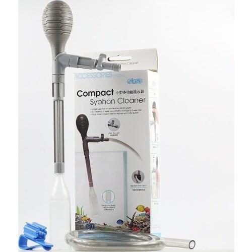 Aquarium Gravel Cleaner Siphon Syphon Cleaning Tools Semi-automatic Filter Aquarium Vacuum Cleaner Sand Washer Water Changer