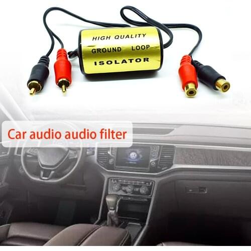 Audio Noise Filter Suppressor RCA Noise Isolator Ground Home Stereo Loop Car