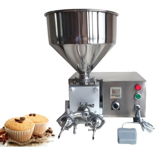 Semi-automatic Bakery Butter Cream Snack Injection Machine Cake Puff Chocolate Filling Machine