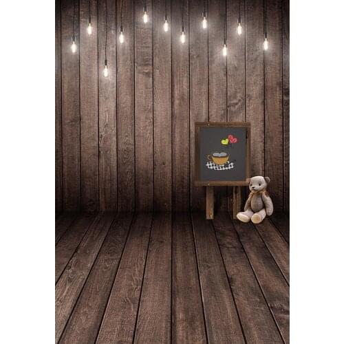 Custom Photography Backdrops Vintage Wooden Floor Wall Backgrounds for Photo Studio Children New Born Baby Photophone Photocall