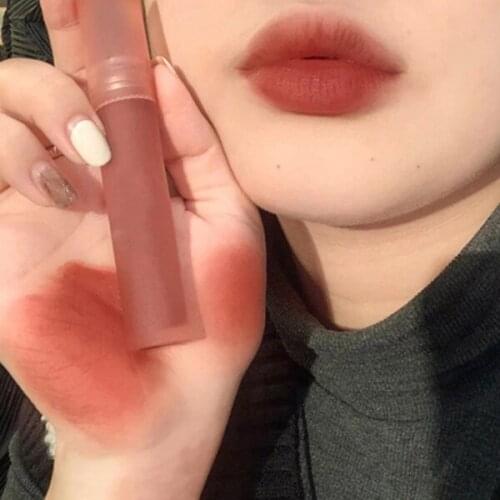 Muticolor Lip Mud Moisturizing Long Lasting Not Easy To Fade Non Stick Cup Lips Velvet Lip Glaze Lipstick Makeup Maquillaje