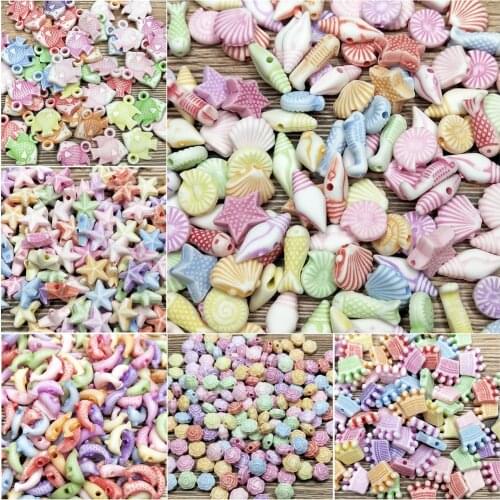 Mixed Color Kids Creative DIY Beads for Jewelry Making Necklace&Bracelet Accessories Girls Handmade DIY Educational Toys Beads