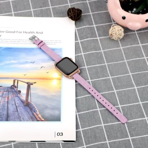 Canvas Strap for Apple Watch Band 44mm 40mm 38mm 42mm correa watchband Fashion Bracelet for IWatch Series 6 SE 5 4 3 2 1 Belt