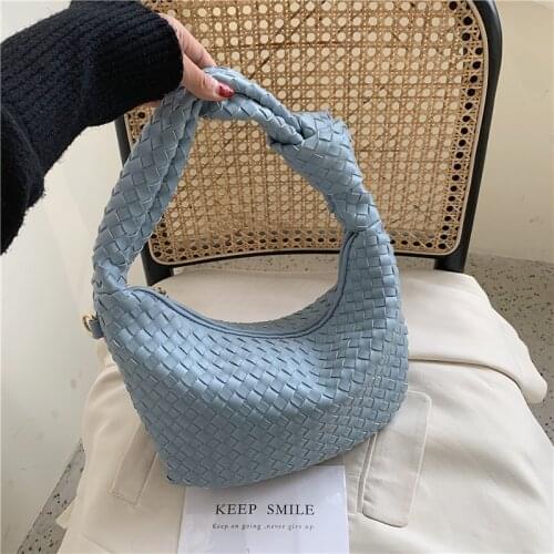 Luxury Brand Woven bag Handbag Purses Shoulder Crossbody Bags for Women 2021 New Underarm Totes Messenger Bags High Quality