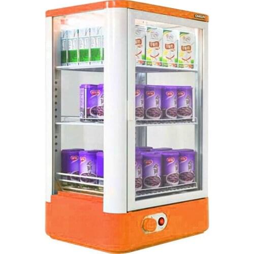 45L beverage heating cabinet double door hot drink display cabinet commercial student milk warming cabinet RS-45