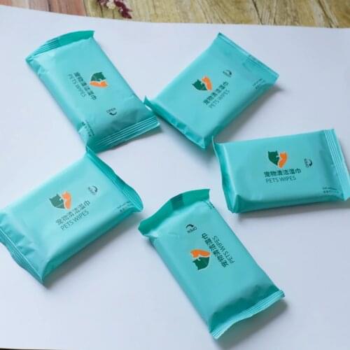 Pet special wet wipes cat dog wipes deodorant clean pet wipes puppy supplies 1Pack(10 pieces) universal