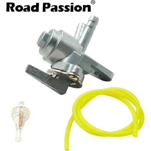 Road Passion Petcock Fuel Switch Valve Fuel Filter Oil Tube For POLARIS PREDATOR OUTLAW SCRAMBLER SPORTSMAN 50 90