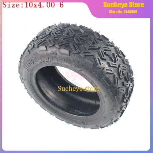 High Quality 10 Inch 10x4.00-6 10*4.00-6 Tubeless Tires for Electric Scooter Tires Electric Bike Tires ATV Off-Road Vacuum Tyres