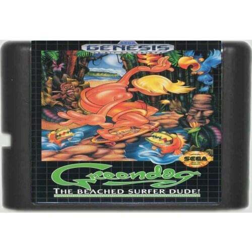 Green Dog 16 bit MD Game Card For Sega Mega Drive For Genesis