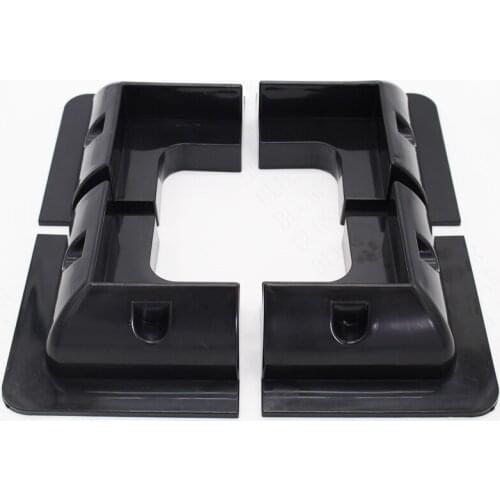 1 Set/4 Pcs /Lot Black Color ABS High Performance Solar Plastic Panel Bracket Kits For RV Bus Solar