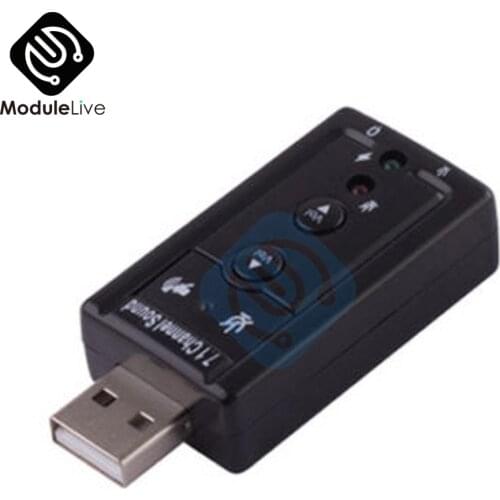 1PCS Advanced Tablets New Mini USB 2.0 3D Virtual 12Mbps External 7.1 Channel Audio Sound Card Adapter
