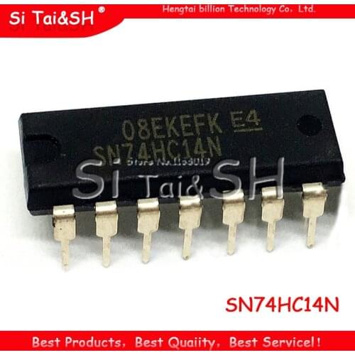 10PCS SN74HC14N DIP-14 SN74HC14 DIP 74HC14N DIP14 74HC14 new and original IC