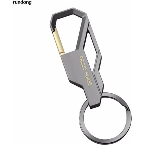 2016 Black Keyfob Car Keyring Keychain Key Chain Ring Mens Business Style Car Accessories wholesale AUG15