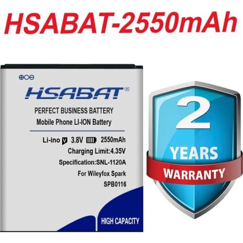 Top Brand 100% New 2550mAh Battery for Wileyfox Spark / Spark+ SPB0116 in stock