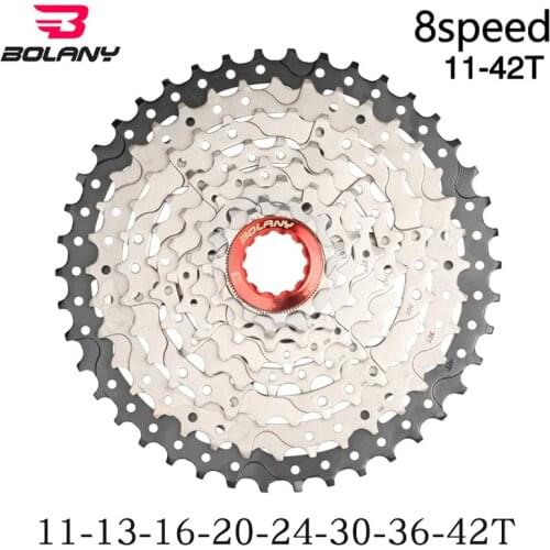 Bolany 8 speed cassette MTB 8V 11-42T 11-40T 11-36T 11-32T mountain bike freewheel Wide Ratio ultralight 400g bicycle flywheel