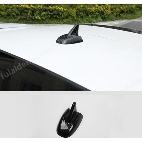 For Maserati Levante 2016-2020 ABS Carbon fiber Roof Shark Fin Aerial FM/AM RV Radio Signal Antenna cover Car Accessories
