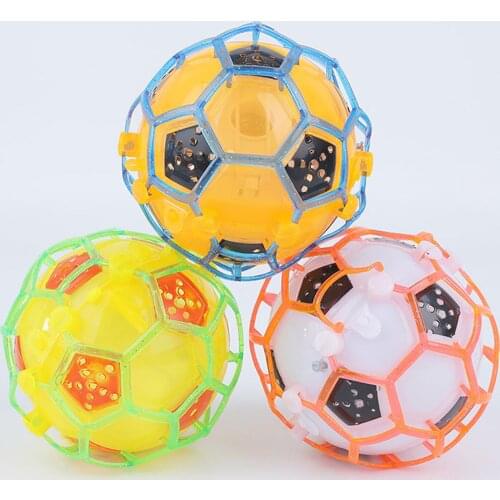 Electric Crazy Football Singing Dancing Flashing Mesh Bouncing Ball with Light