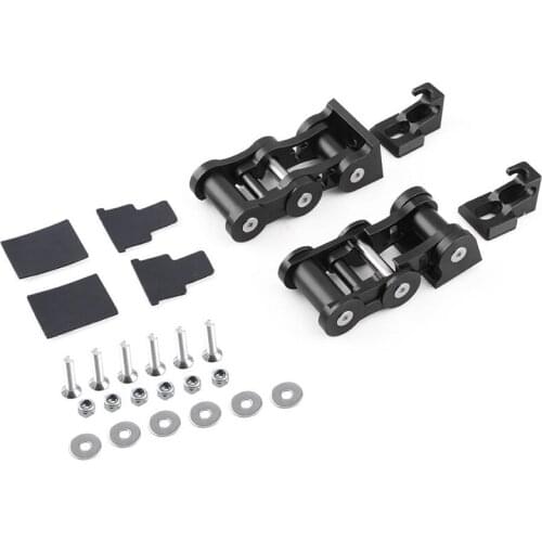 Hood Latches CNC Aluminum Bonnet Lock Hood Latches Fit for Jeep Wrangler JK JKU 2007‑2018 Bonnet Fixing Parts