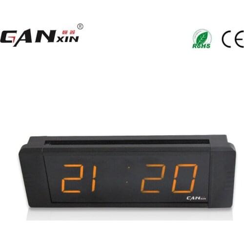 [Ganxin]1" Portable and High Quality Low Price Mini Led Projection Clock Led Wall Clock