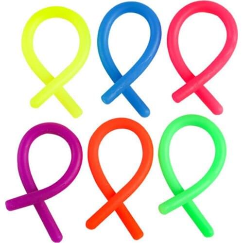 Rope Drawstring Sensory Autism Special Needs Stress Reliever Adult Children Squishy Squeeze Toy