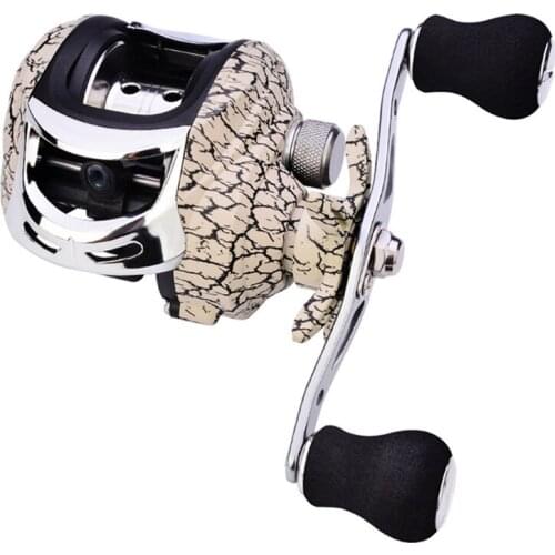 Baitcasting Reel 7.2:1 12+1BB Carp Fishing Reel With Magnetic Brake10KG Max Drag Left Right Hand Casting Reels