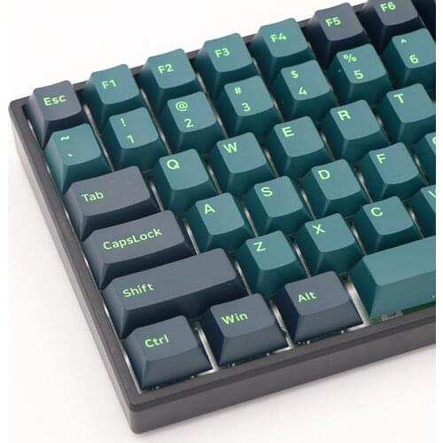Keypro Sound Wave 160KEYS Double-shot two color font PBT keycap For Wired USB mechanical keyboard Cherry MX switch KEYCAPS