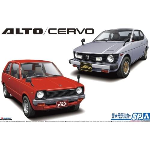 1/24 AOSHIMA plastic assembly car model toy Suzuki SS30V Alto/ss20 Cervo 79 adult collection DIY assembly model kit #05785