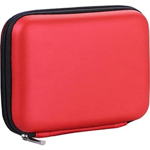 Mini External Hard Disk Protection Digital Devices Bag Storage Case Zipper Bag for 2.5 inch Hard Disk