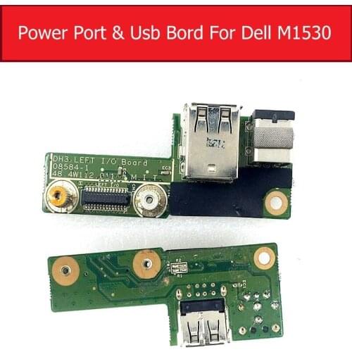 Power Charging USB Jack Port Board For Dell M1530 48.4W112.011 USB Charger Connector Flex Cable Replacement Repair Parts