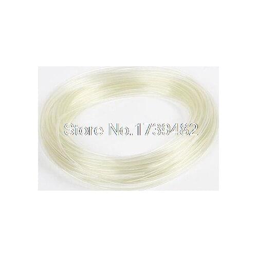 20 Meter 65.6Ft 4mm x 2.5mm Pneumatic Air PU Hose Pipe Tube Transparent