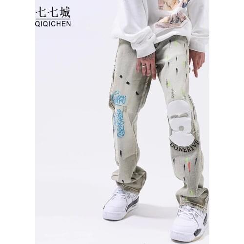 Мужские джинсы Qiqichen China At AliExpress