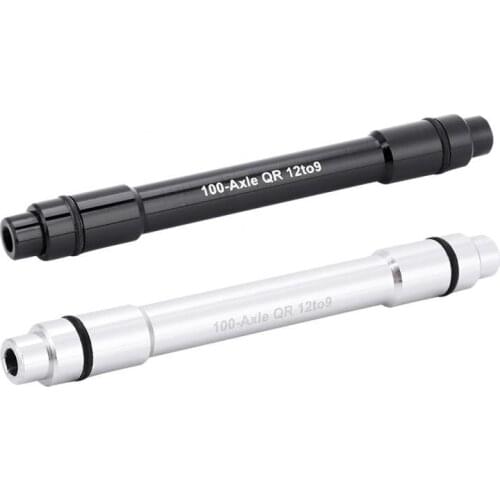 Bicycle Hubs Converts 12mm Thru-axle Hub to Standard 9mm Quick Release Skewer Mountain Road Bike Aluminuim Alloy Hub Adapter