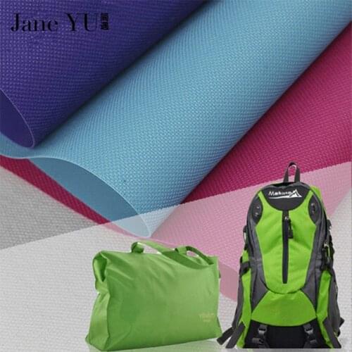 JaneYU 91.4*148cm 600D Oxford Polyester Fabric For Bag, Tent Cloth Diy Materials,Waterproof Tarpaulin Black Textile Bags Textile