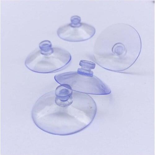 3/4/5.5cm Strong Vacuum Suckers Suction Cups Mushroom Head Hooks Hanger Clear Sucker For Window Decoration Wedding Car,30PCs