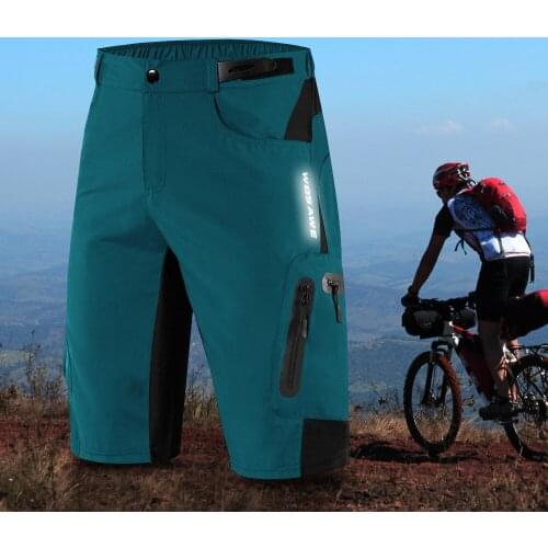 Waterproof Bicycle Bike Short Clothing Loose Maillot Ciclismo Downhill Shorts Men Mtb Cycling Shorts 3D Gel Padded Light