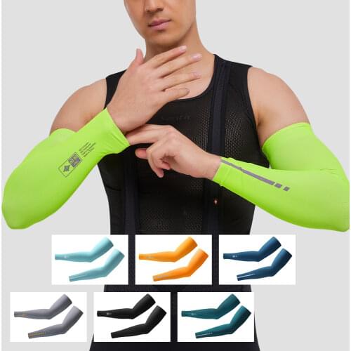 Santic Cycling Sleeve Summer Ice Silk Sunscreen Hand Sleeve Arm Guard Cycling Sleeve Men and Women