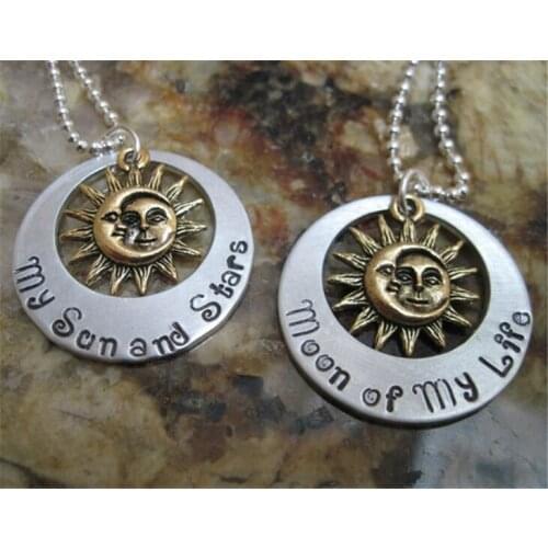 Moon Of My Life My Sun And Stars Necklace Song Of Ice And Fire Vintage Khal Khaleesi Pendant Game Lover Friends Couple Wholesale