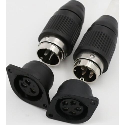 WT29 Plastic Round Flat Pins 3 Pole European Aviation Male Plug Rated Current 10A Power 3Pin 5Pin Connector Adapter High Voltage