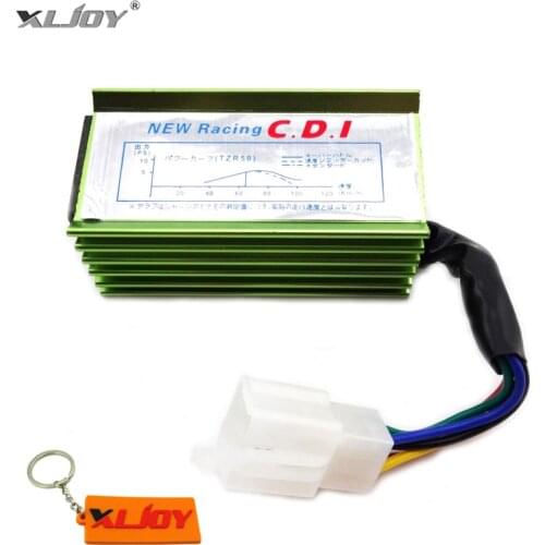 XLJOY 5 Pin AC Racing CDI Green For 50cc 70cc 90cc 110cc 125cc 140cc 150cc 160cc Chinese Pit Dirt Bike Motorcycle Motocross