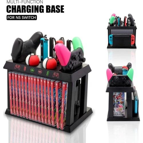For Nintendos Switch Charging Dock Charger Storage Stand for NintendoSwitch Joycon Pro Controller Poke Ball Console Accessories