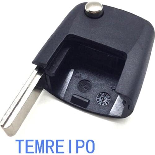 10pcs/lot Uncut key for Vol kswagen remote key head passat jet ta santana lavida Bora flip key case fob