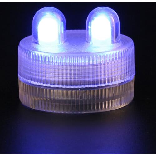 10pcs Super Bright Submersible Waterproof Mini LED Tea Light Candle Lights For Wedding Party Deocration Vase Light
